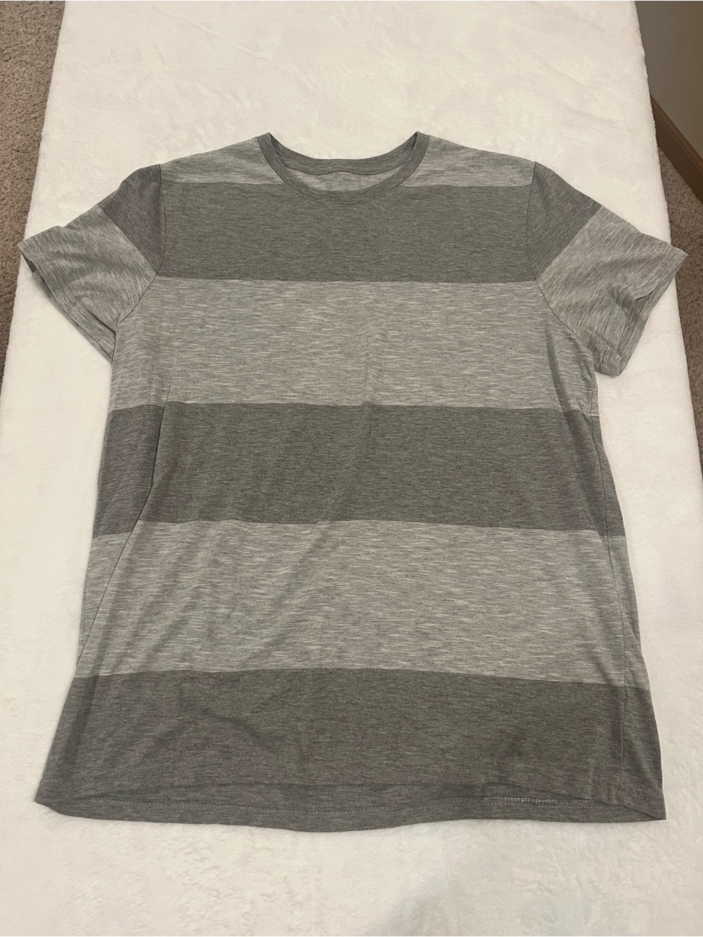 Goodfellow & Co Men's Striped Crewneck Tee - Large